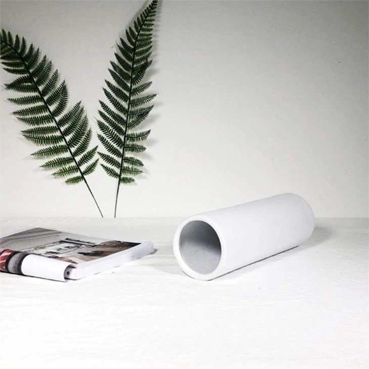 white ceramic cylinder vase 3